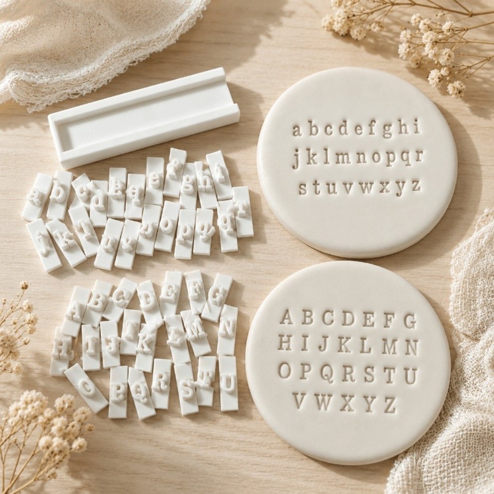 手作り粘土文字・数字スタンプセット（26文字、トレイ付き）、 - Soap Making Kit For Beginners のレビューと価格