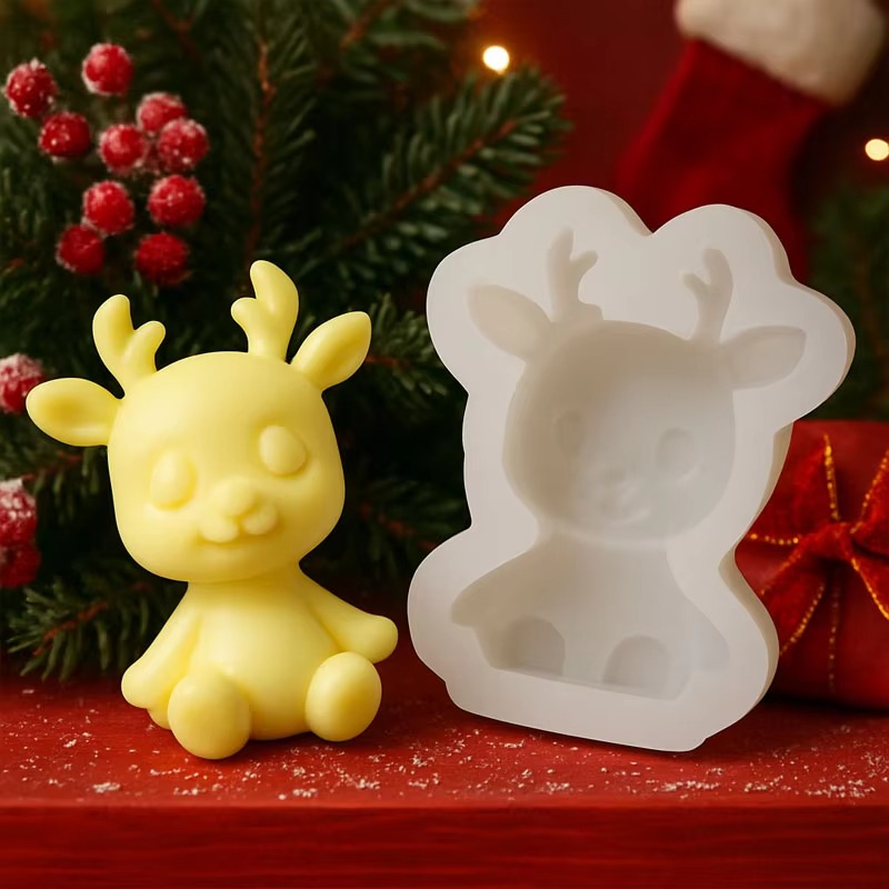 1～10個入り クリスマス・トナカイ型 シリコンモールド キ - Soap Making Diy Kit のレビューと価格