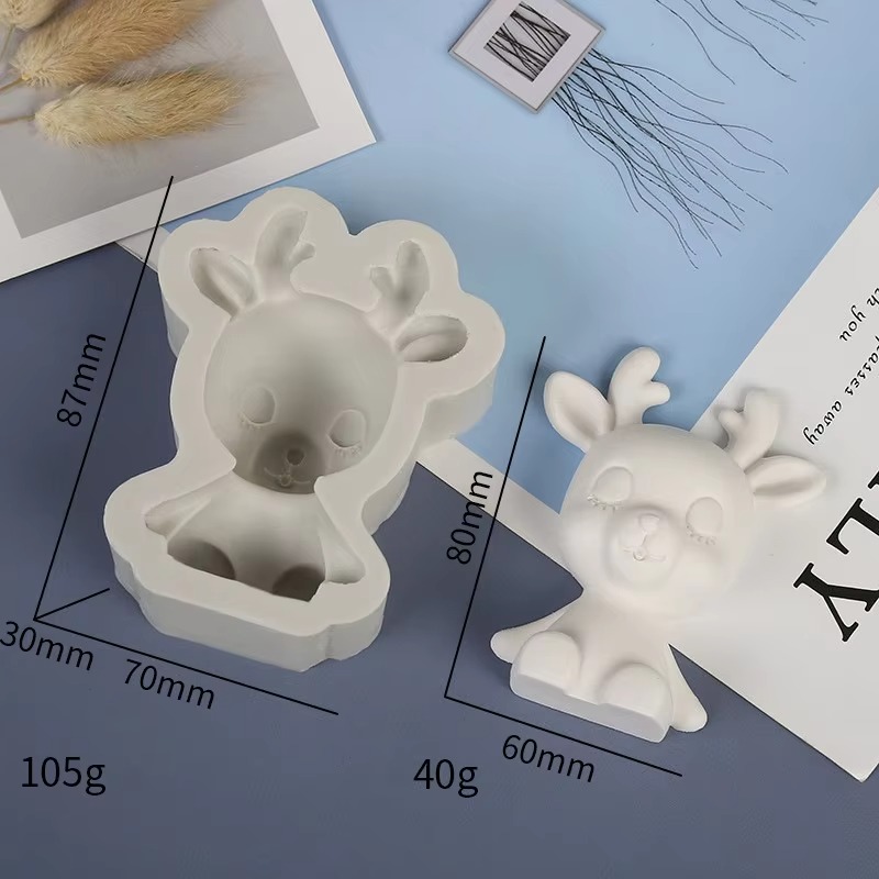 1～10個入り クリスマス・トナカイ型 シリコンモールド キ - Soap Making Diy Kit のレビューと価格
