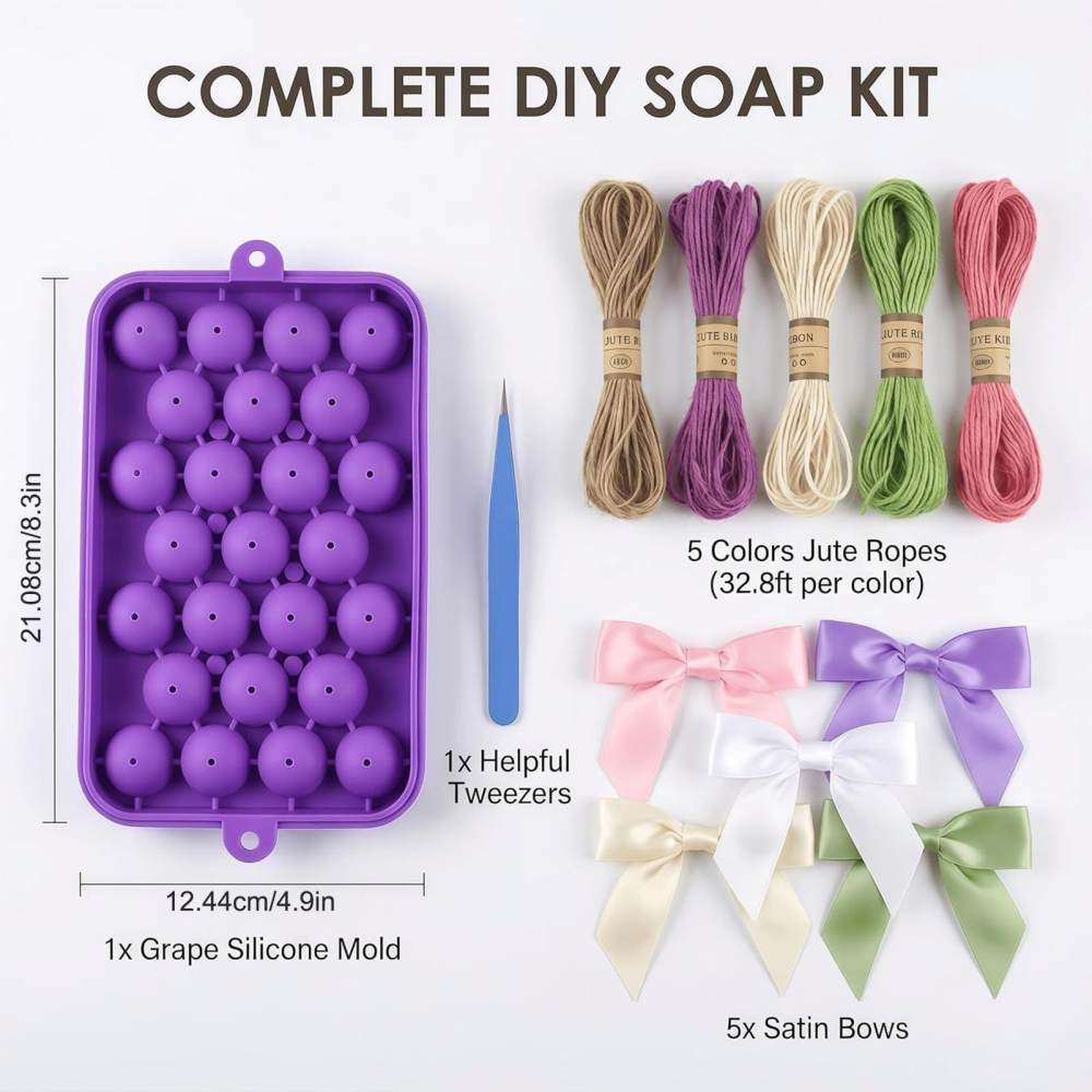 グレープフルーツの形をした石鹸型。DIYクラフト用品。3Dシ - Soap Making Diy Kit のレビューと価格